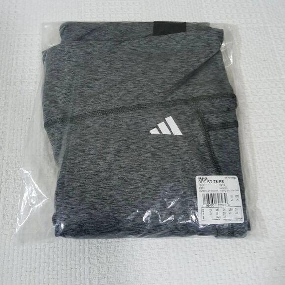 Adidas Plus Size Optime Stash Pocket 7/8 Training Leggings 2X -A - Picture 4 of 5